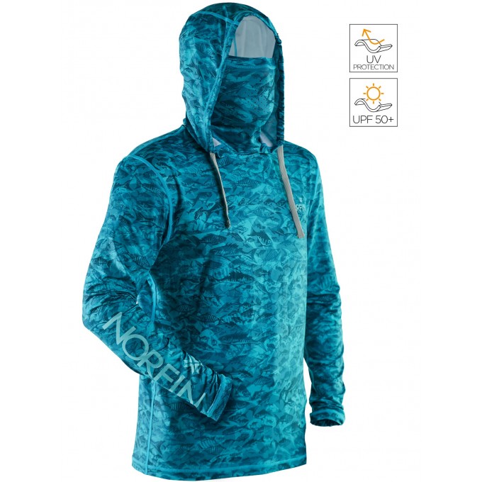 Джемпер NORFIN SUN PRO MARLIN HOODIE GREEN р.XL 132204-XL